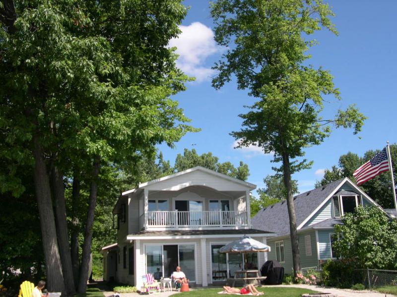 Lakeside view of home!